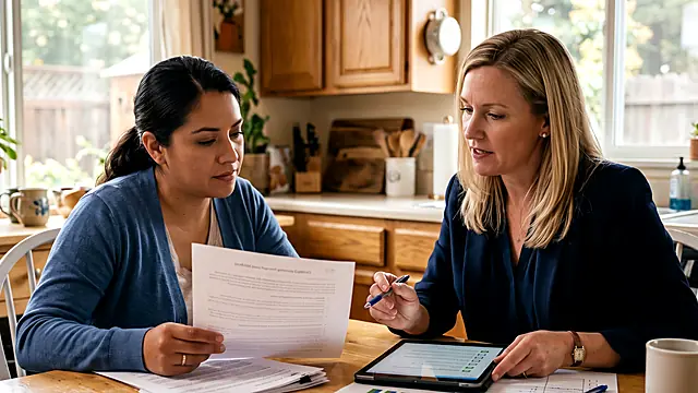 Los Angeles buyer reviewing down payment assistance questions